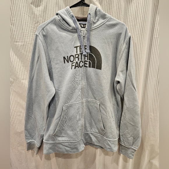 The North Face Other - The North Face Men's Light Gray Zip-Up Hoodie